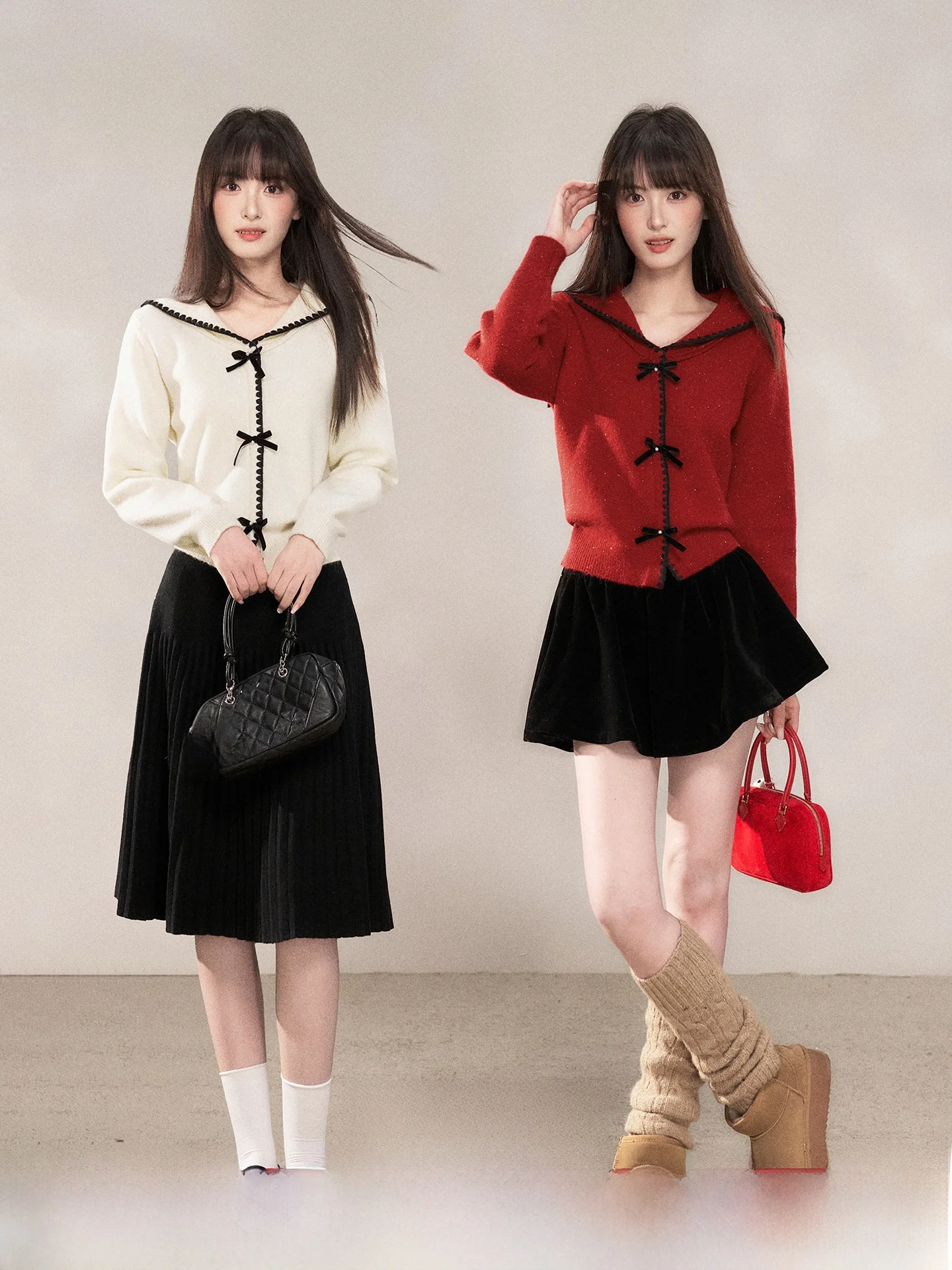 

Ladies' Lazy Sle Knot Design Winter Sweater Korean Faion Beautiful Personali Top Quali Material Long Sve