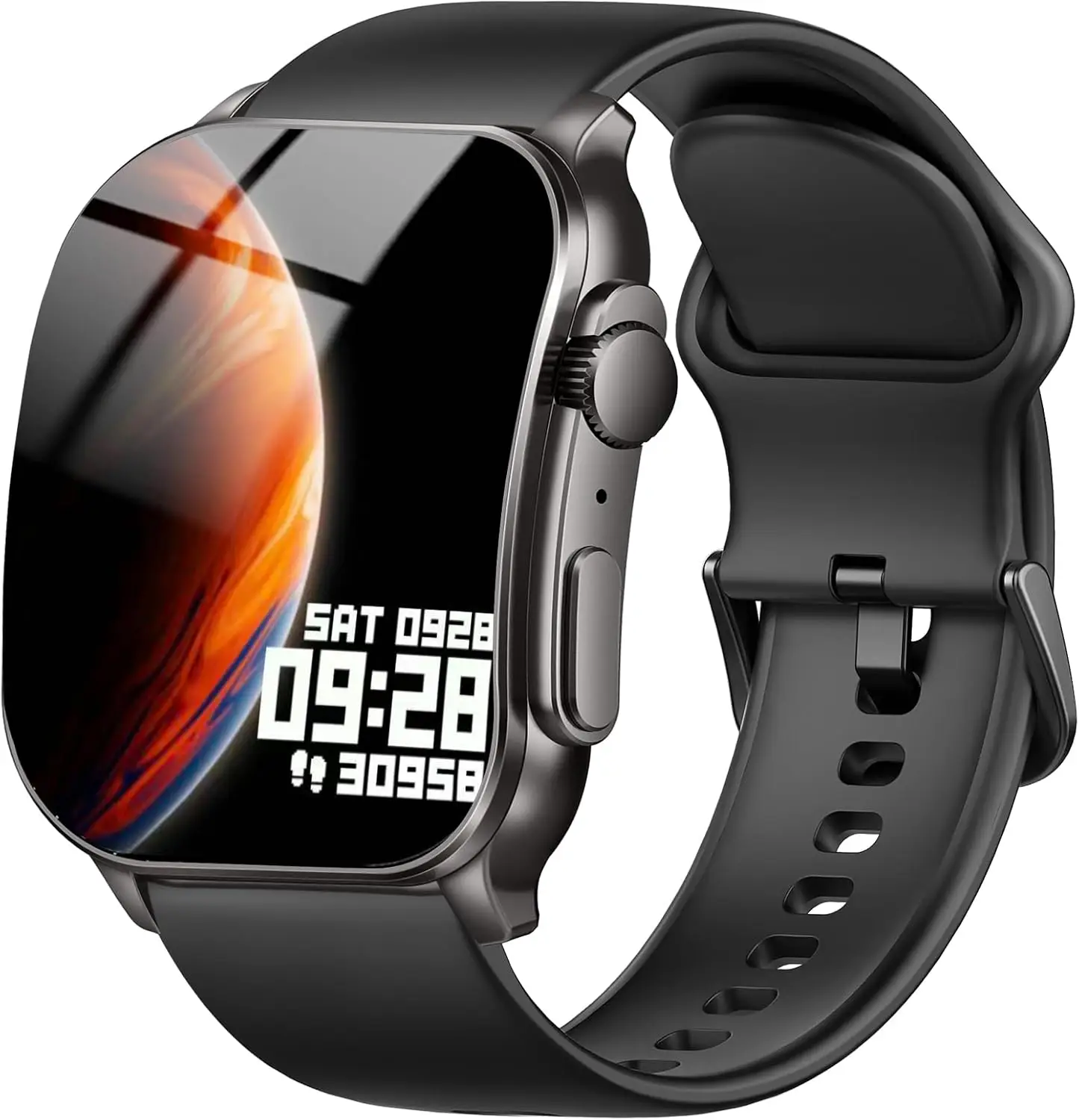 

Men's Smart Watch with 2.01" AMOLED Display, Fitness Tracker, Call Function, 100+ Modes, Heart Rate Monitor