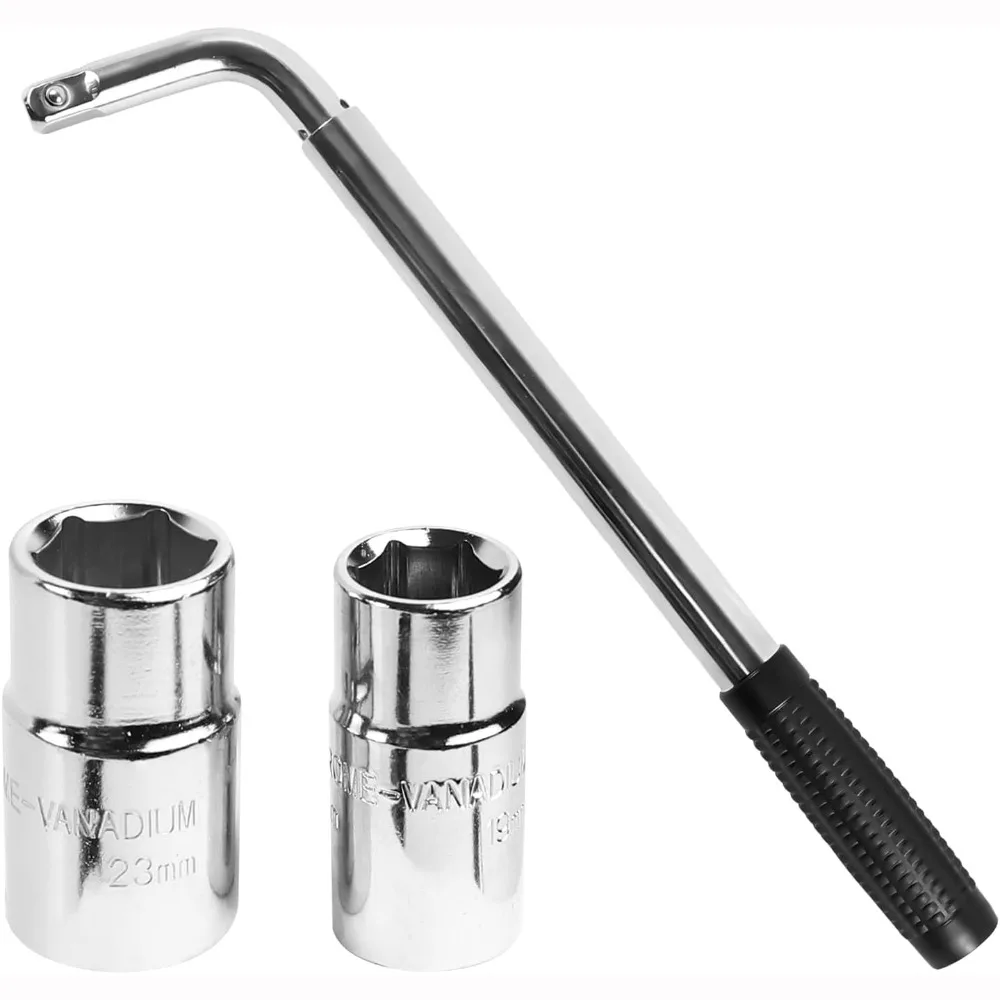 

Tools 17/19mm Telescoping Lug Wrench 21/23mm Telescoping Lug Wrench Spanner With Sockets Car Repair Tools Wheel Maintenance