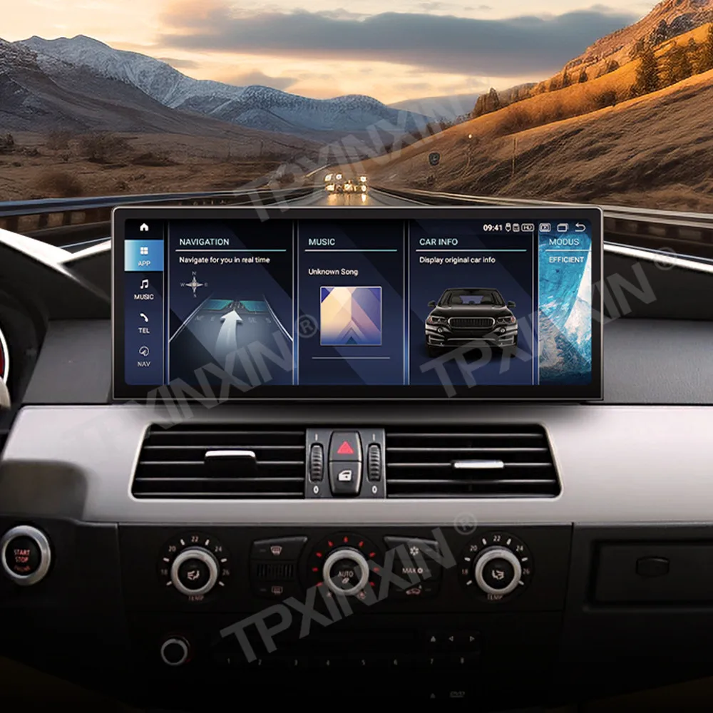 

12.3 " Ultrathin HD Touch Screen CarPlay For BMW 5 Series 2006-2010 Android 13 Car Radio Navigation Multimedia Player Head Unit