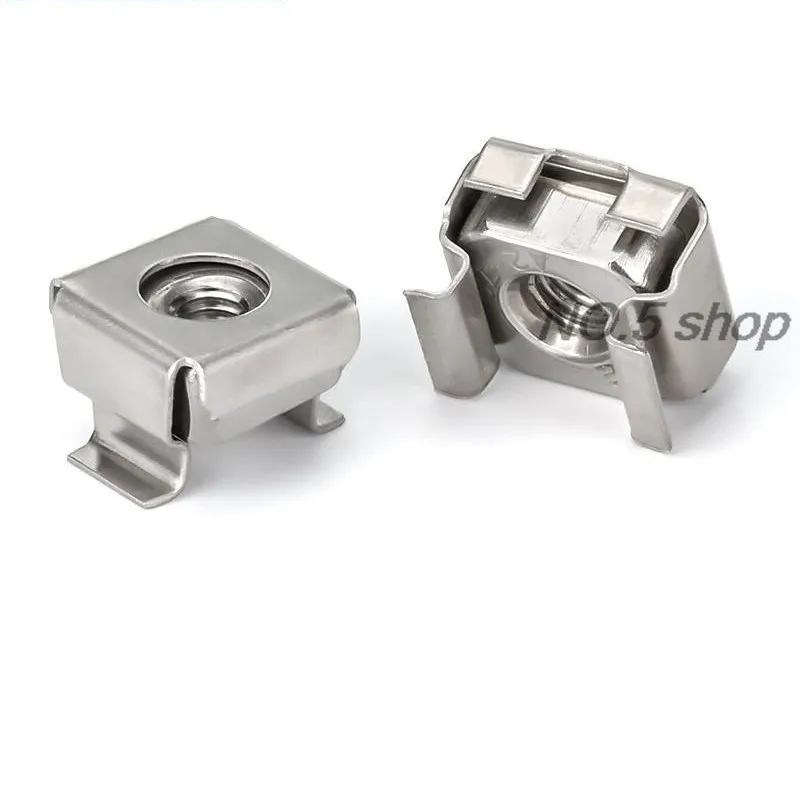 10Pcs M4 M5 M6 M8 304 Stainless Steel Cassette Cabinet Nut Cage Nut