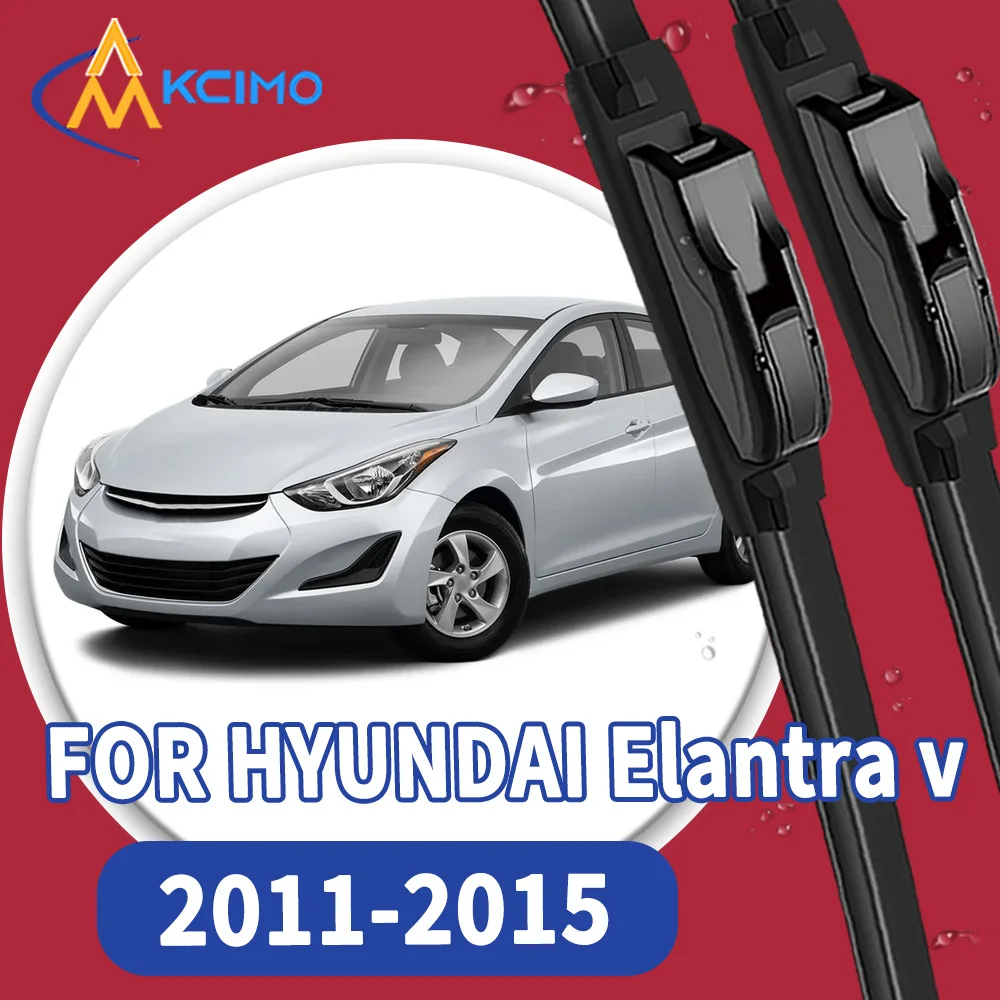 

High Quality 2pcs Windscreen Car Rain Brush Front Windshield Auto Wipers Perfect Fit for HYUNDAI Elantra v saloon 2011-2015
