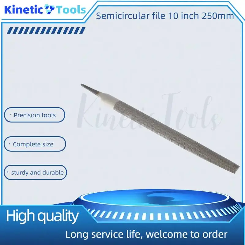 10 بوصة ملف الصلب الصناعي الأوسط عرموش الأسنان ملف مسطح لملف عرموش الصلب لأعمال المعادن #1