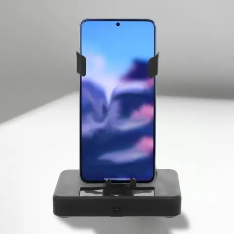 7인치 휴대폰용 자동 걸음 수 측정기 내구성 있는 플라스틱 체중 감량 도구 휴대폰 자동 흔들기 장치