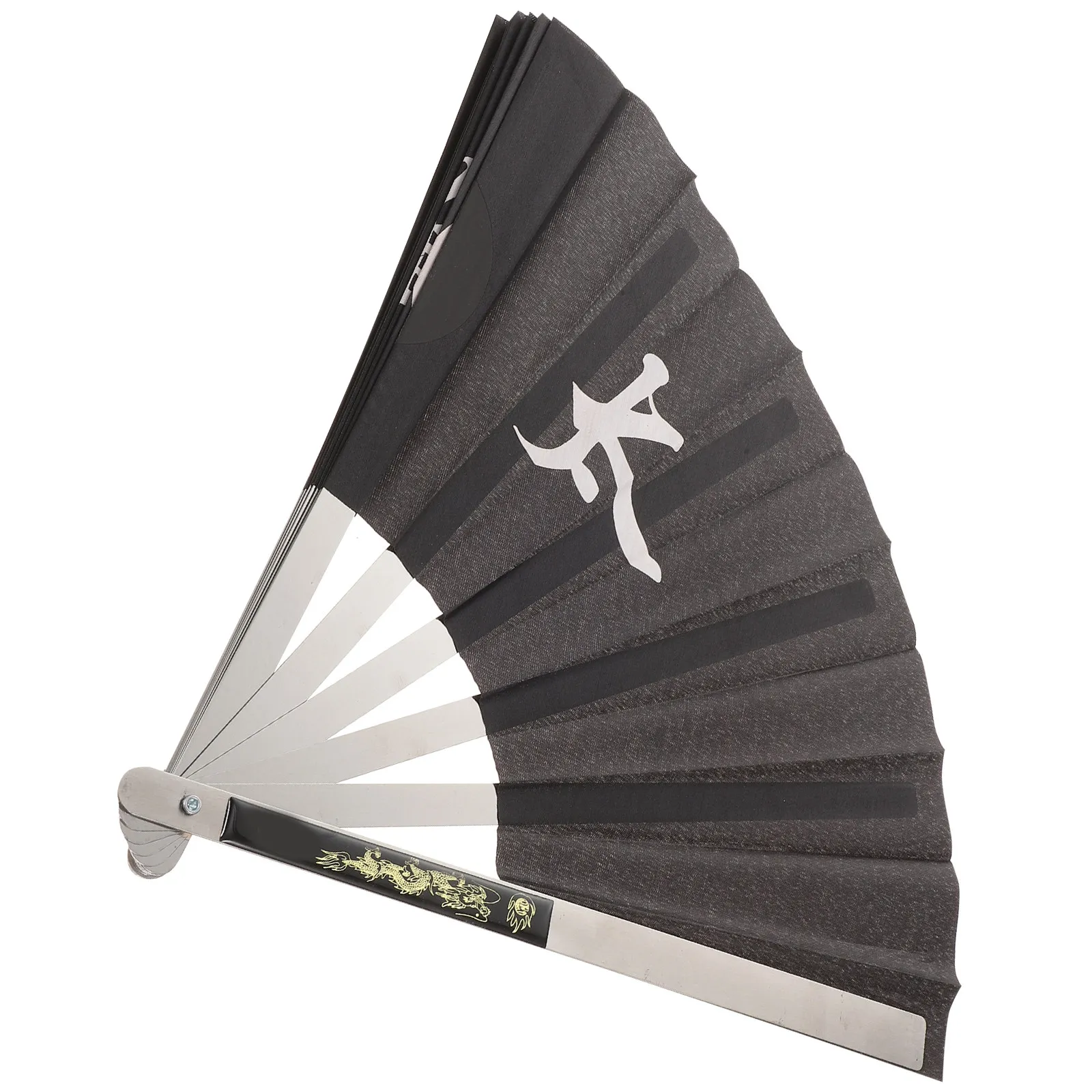 

Chinese Tai Chi Fan Folding Handheld Thick Silk Kung Fu Fan for Performance Dance Decoration Festival Gift Festival Gift
