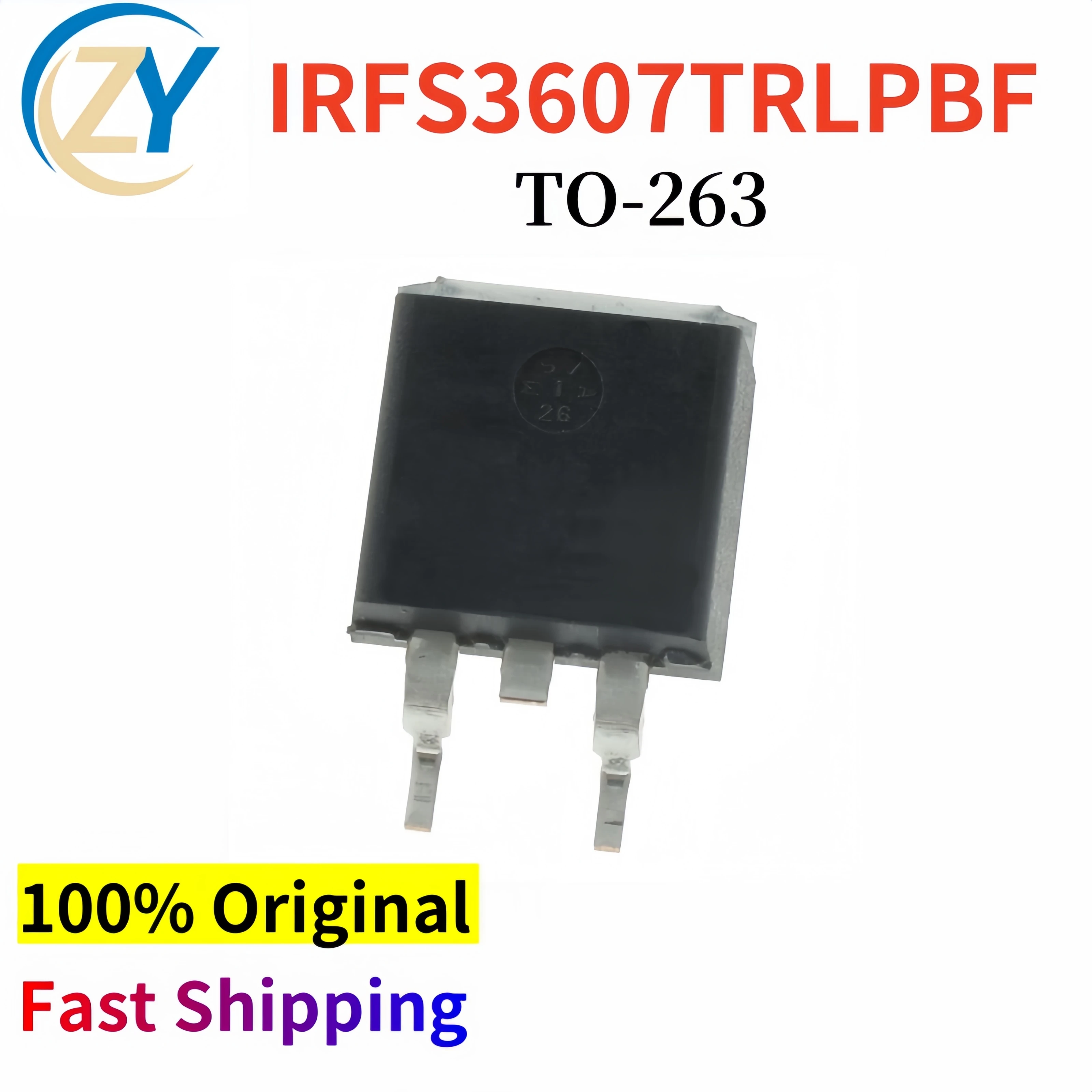 (2pcs) IRFS3607TRLPBF MOSFETs IRFS3607 80A 75V TO-263 100% Original New & In Stock