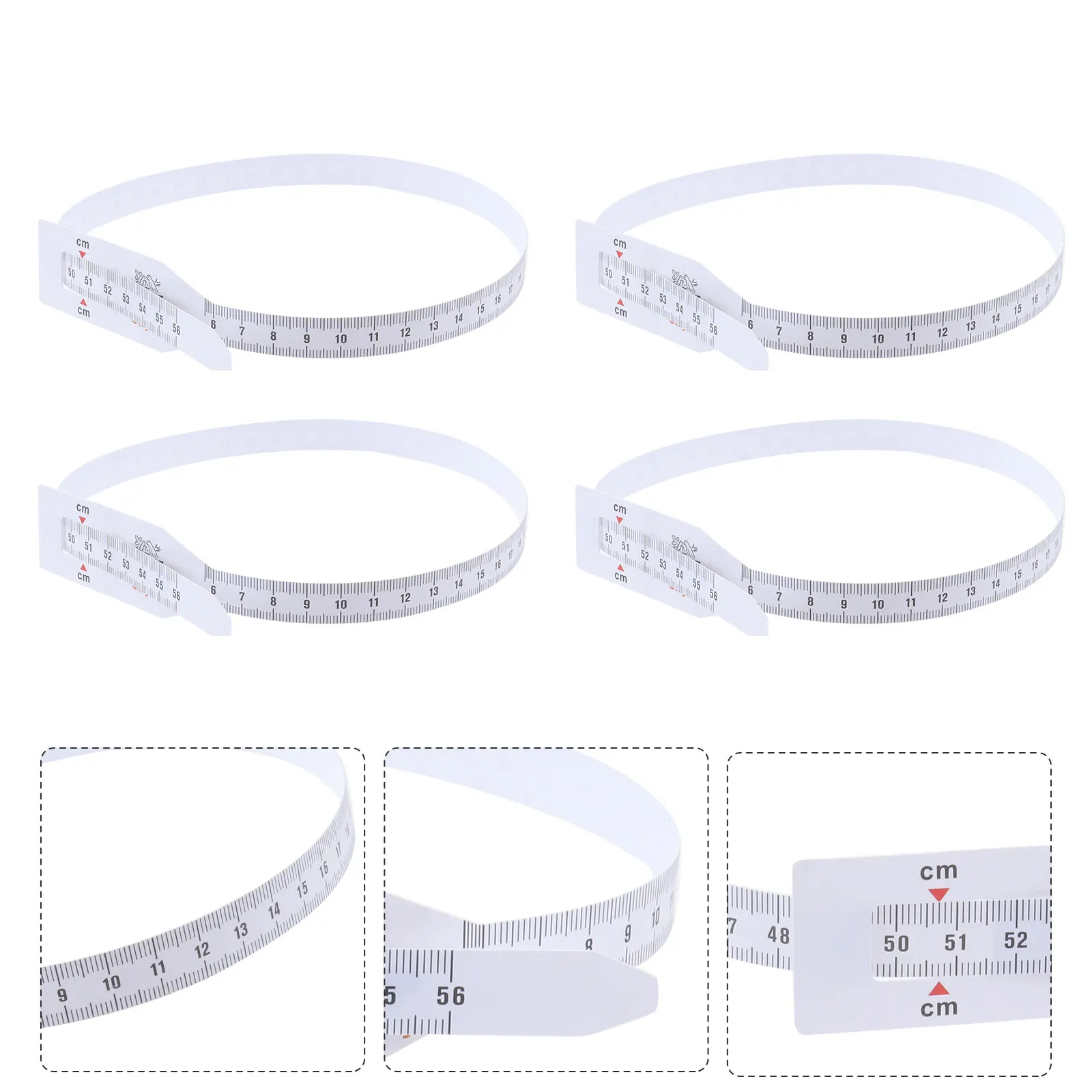 Head Circumference Tape Measure for Infant Newborn Baby Kids Office Plastic Ruler Length Testing Portable Soft Safe NonScratch