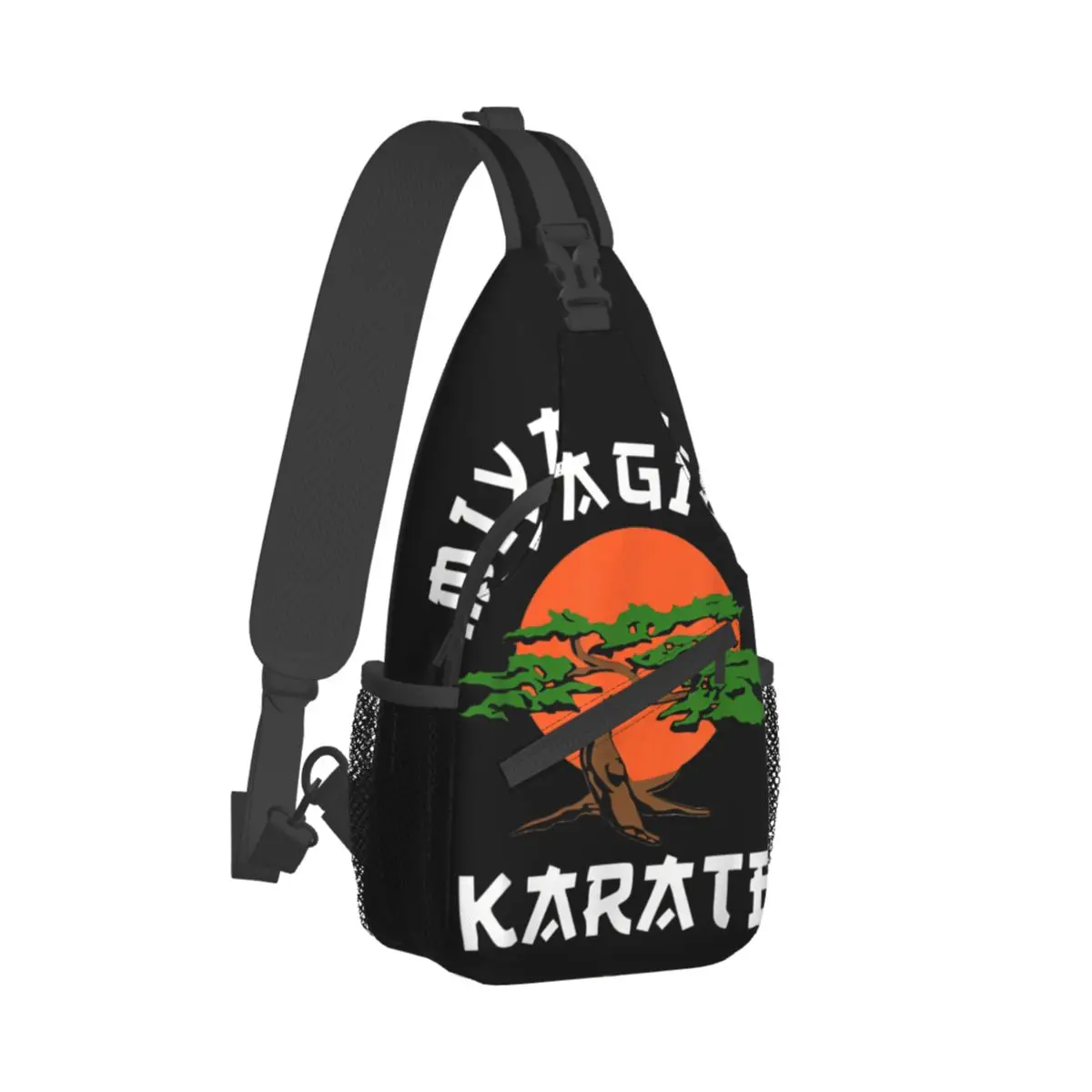 Cobra Kai Crossbody Bag Sports Vintage Miyagi-Do Karate Bonsai Tree Chest Bag Unisex Women Man Fashion Shoulder Backpacks Travel