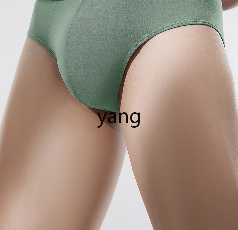 LMM men's briefs pure cotton antibacterial crotch boys mid-waist shorts head men's