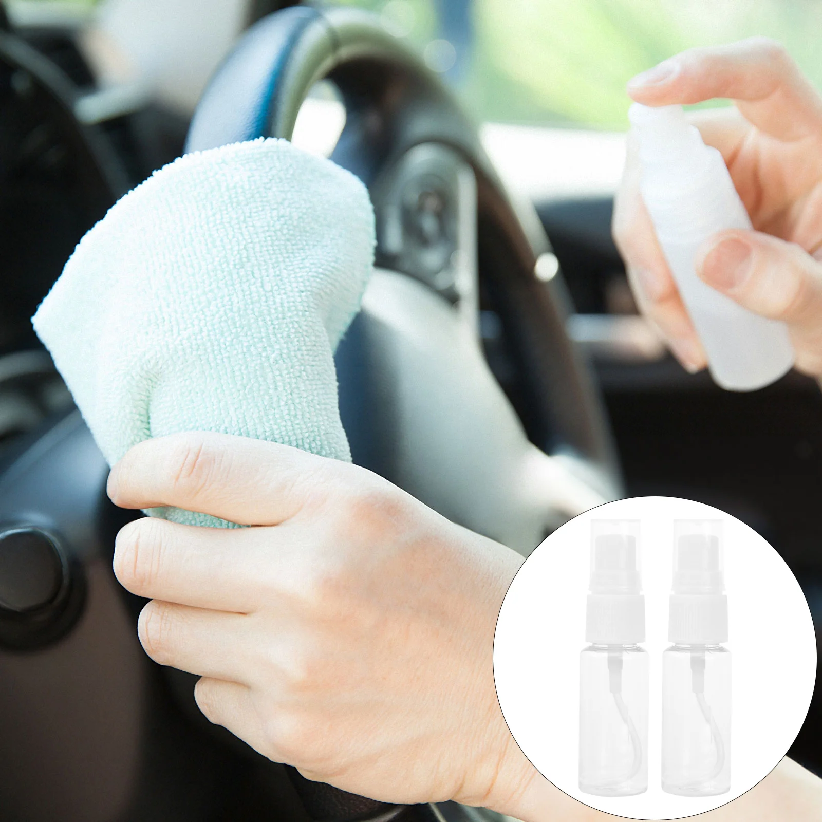 5 قطع من الزجاجات الفارغة للسفر للحيوانات الأليفة، حاويات فرعية محمولة قابلة للغسل وقابلة لإعادة الاستخدام لتخزين السوائل