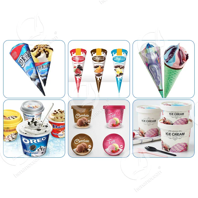 آلة إنتاج الآيس كريم الصناعية معدات تصنيع الآيس كريم الأوتوماتيكية الصين