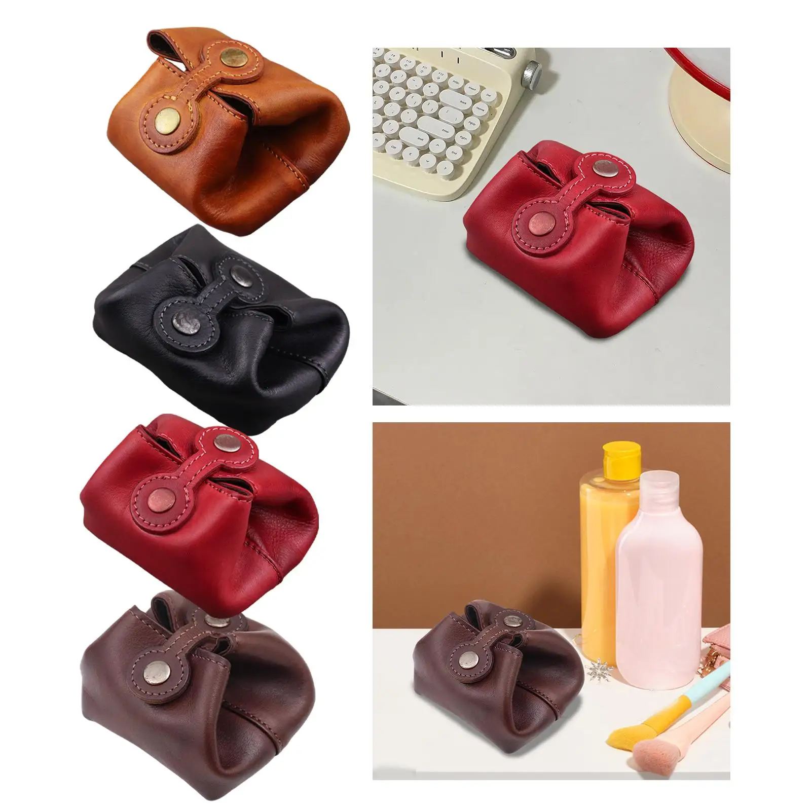 Bolsa de auriculares portátil para mujer, monedero pequeño, bolsa de cambio para regalo de cumpleaños, compras, viajes, vacaciones