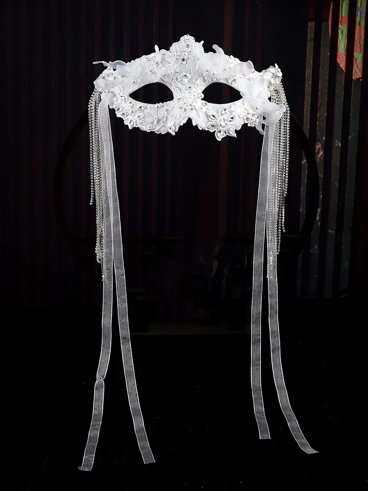 Beautiful Wedding Mask Birthday Wedding Banquet Party Sexy Muse Fashion Bride Mask Props