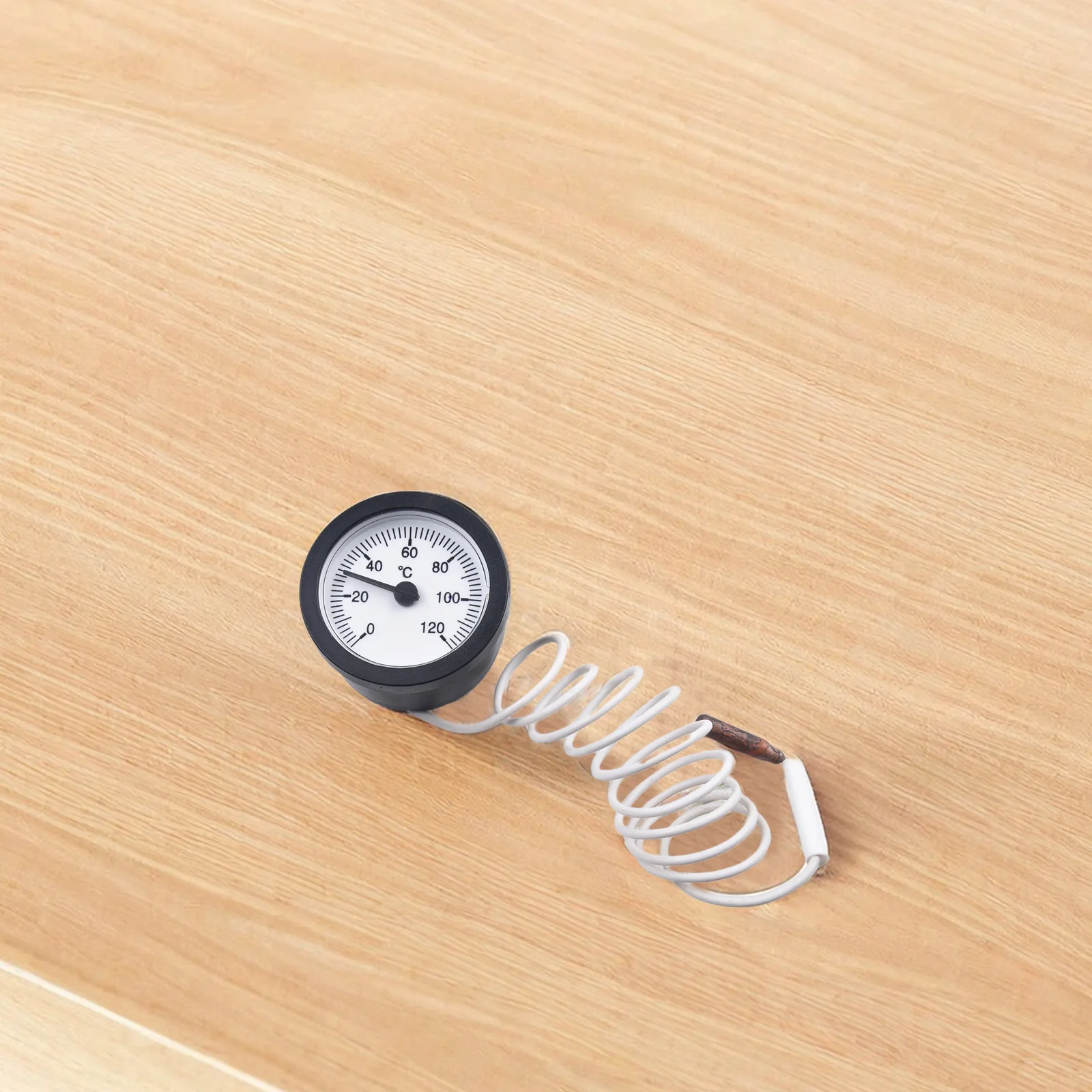 

Капиллярный датчик температуры от 0 до 120 градусов Цельсия с 1-метровым датчиком для нанесения воды и масла, латунный материал