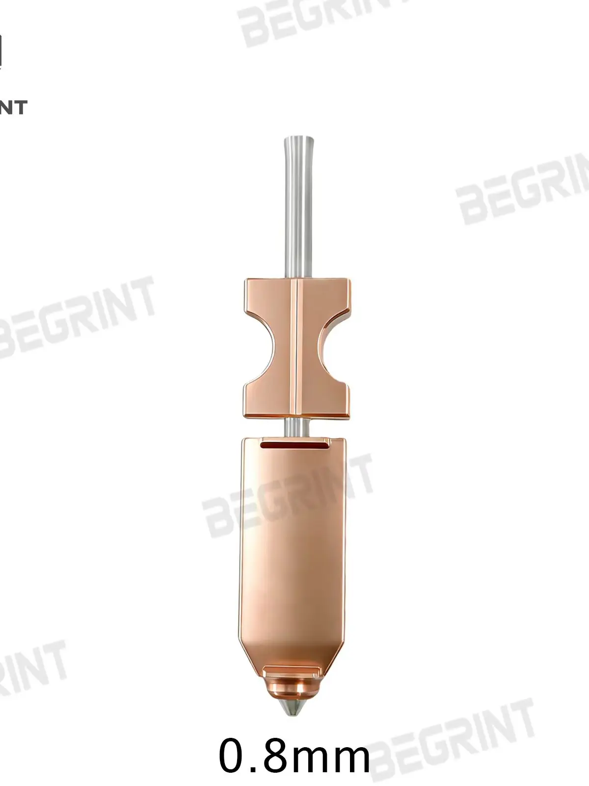 Dysza ze stali hartowanej do Flashforge AD5X / ASA, dostępna w wielu rozmiarach 0.25/0.4/0.6/0.8mm, odporne na zużycie, wysokiej jakości części 3D. — zdjęcie produktu 7