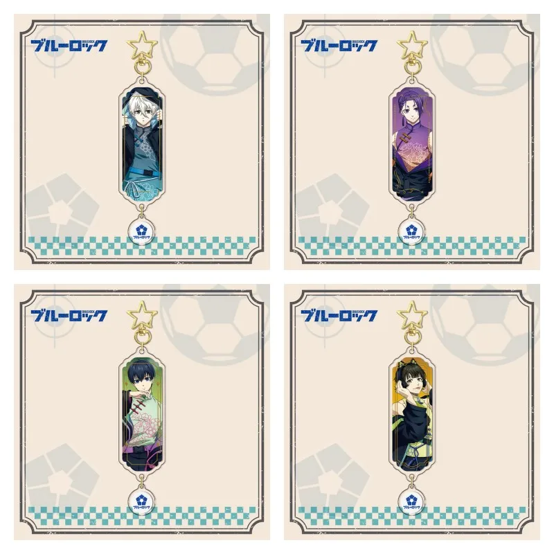 Hot Anime BLUE LOCK Figures Nagi Seishiro Mikage Reo Isagi Yoichi Cosplay Acrylic Key Chains Bag Accessories Fans Christmas Gift