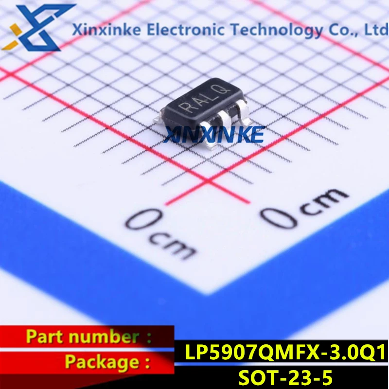 10PCS LP5907QMFX-3.0Q1 Mark：RALQ SOT-23-5 LDO Voltage Regulators Auto 250mA,Ultra- Low Noise LDO Reg Power Management ICs