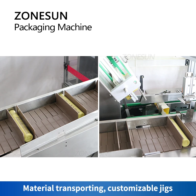 ZONESUNZS-MSZH50  Automatic Carton Boxing Packaging Machine Cosmetic Facial Mask Sunblock Bottle Tube Production