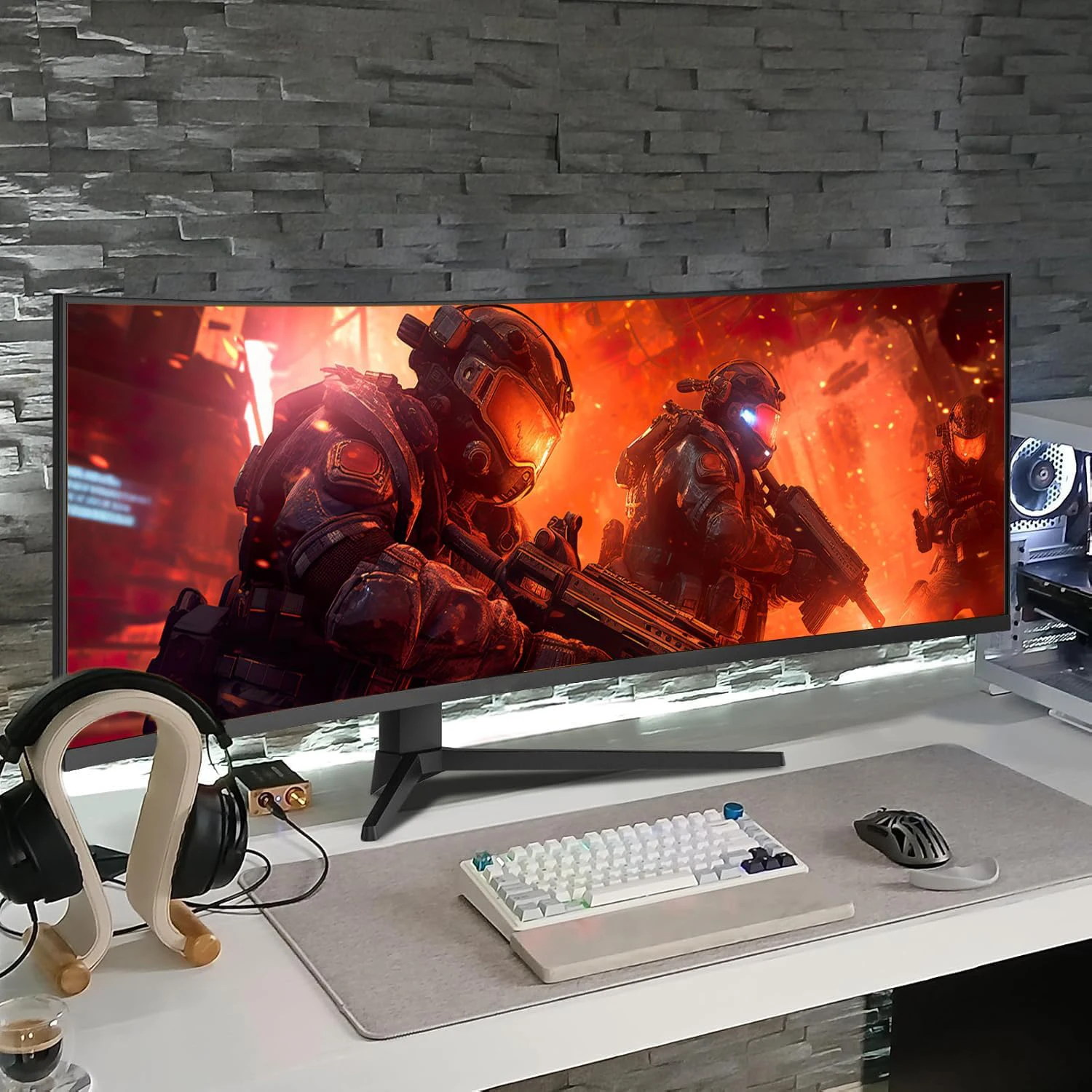 

49 Inch 5K 5120*1440 Curved Gaming 240Hz 100%sRGB Ultra-Wide LCD/LED Screen For PC/Console