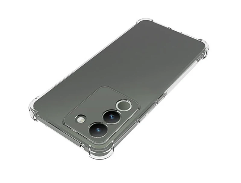 Custodia antiurto con cuscino d'aria per Vivo V29E Taiwan Clear Airbag custodia morbida in Silicone TPU per telefono per Vivo V29E Taiwan