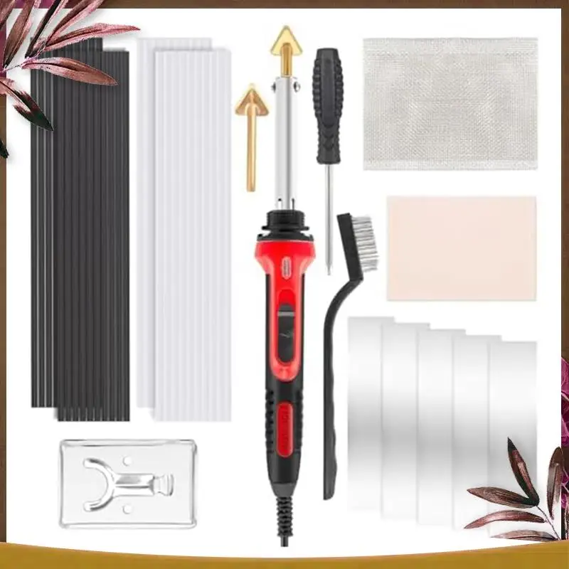 

AB59-Пластиковый сварочный комплект для ремонта автомобильного бампера, пластиковый ремонтный комплект для быстрого нагрева для DIY, ремонт приборной панели, прочная вилка стандарта США