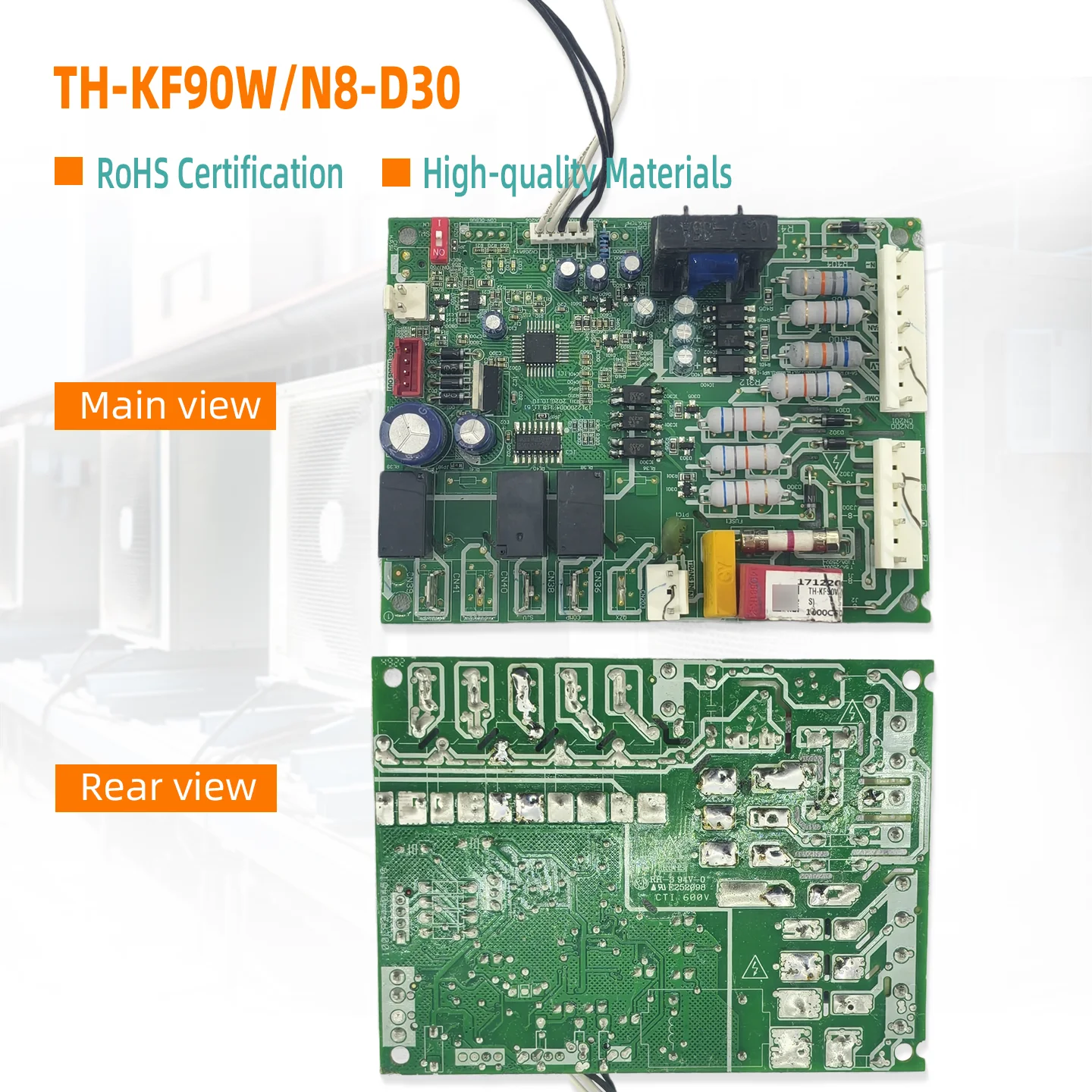 Placa base de aire acondicionado Central TLF, placa de circuito de Control TH-KF90W/N8-DEO-Metal, uso doméstico y Industrial eléctrico