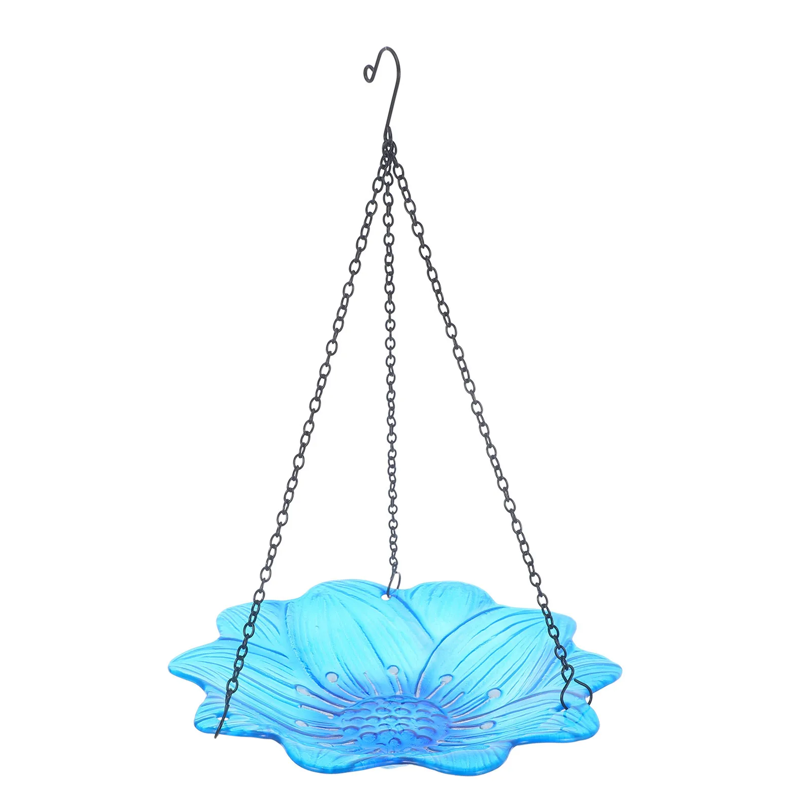 

Outdoor Hanging Glass Bird Feeder Decorative Garden Bird Bath Supply for Birds Hummingbird Feeder Mask Birdbaths for The Garden