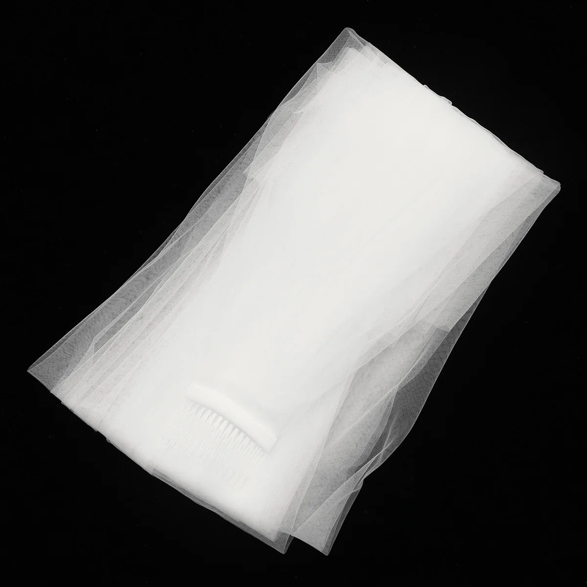 

Long Single Layer Floor Wedding Veil For Bride With Metal Comb Bridal Veils Beige 5 Meters Smooth Flowy Look Wedding