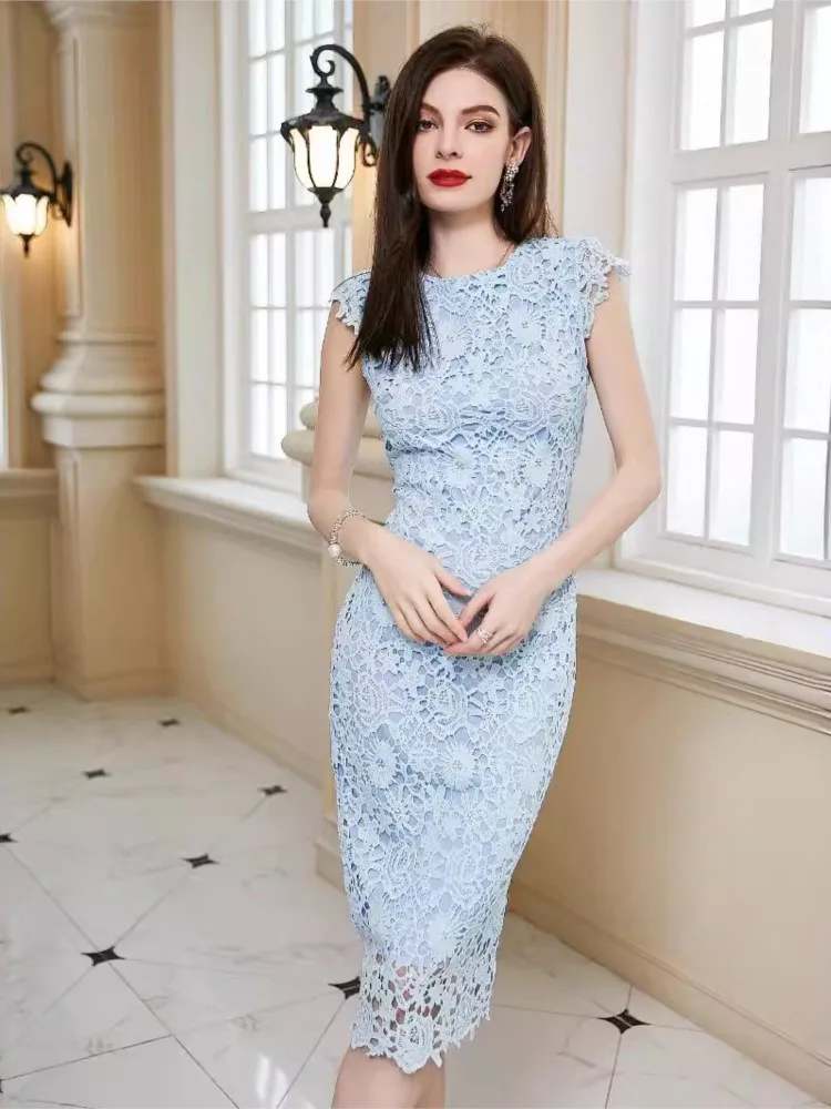 

Dresses For Woman Sexy Evening Dress Elegant Banquet Vestidos Slim Solid Color Simple Style Temperament Casual Fashion Vacation