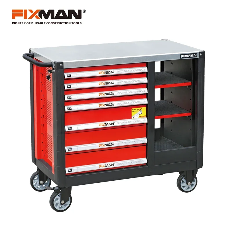 FIXMAN Hot Sale 7-Drawer Steel Tool Chest Mobile Workbench Tool Storage Box Roller Cabinet For Workshop