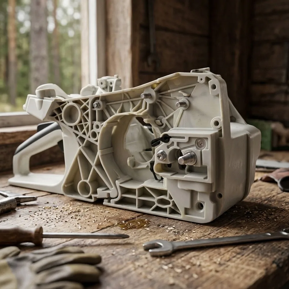 Replacement Engine Housing For Stihl= MS231 MS231C MS251 Chainsaw= Part 1143 020 3023 Plastic Crankcase Cover Repair Kit