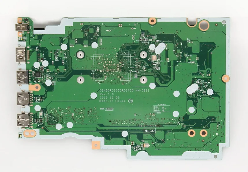 Lot Voor Lenovo Ideapad 3 14ada05 15ada05 17ada05 Laptop Moederbord Gs450 Gs550 Gs750 NM-C821 Cpu R33250u R53500u R73700u Ram 4G