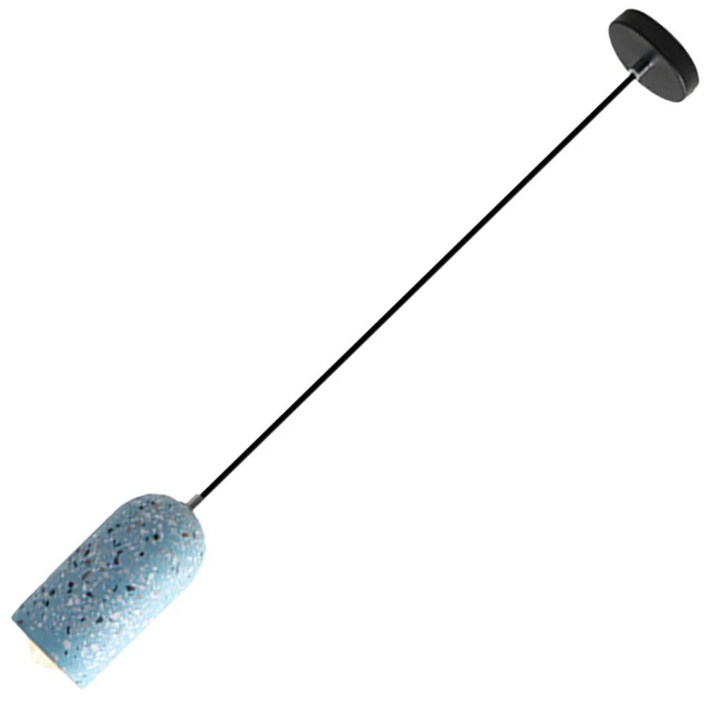 

Terrazzo Chandelier Ceiling Hanging Pendant Light Personality Lights for Kitchen Marble Fixtures