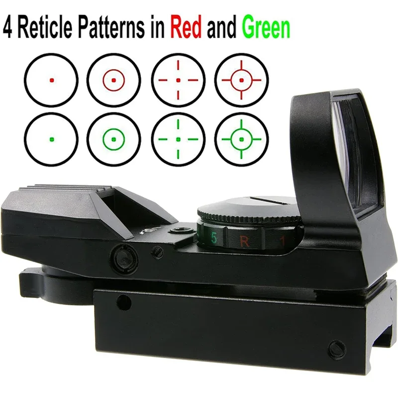 Imagem -05 - Hunting Optics Visão Red Dot Rail Mount Collimador Reticle Scope Hd101 Reflex 11 mm 20 mm