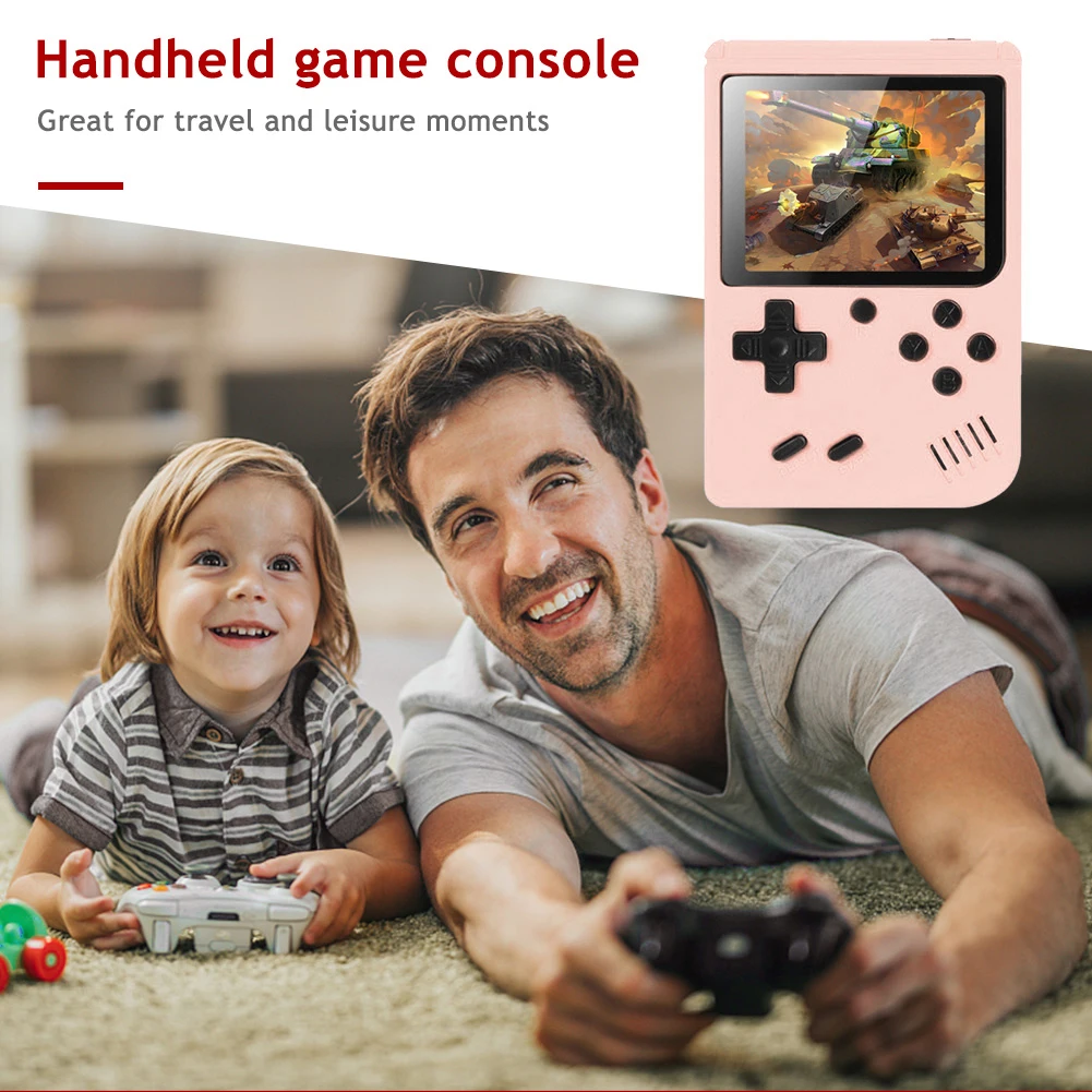 Handheld Game Player 3 Inch TFT Screen with 800/500/400 FC Classic Games Pocket Game Console 1020mAh Gift for Kids and Adults