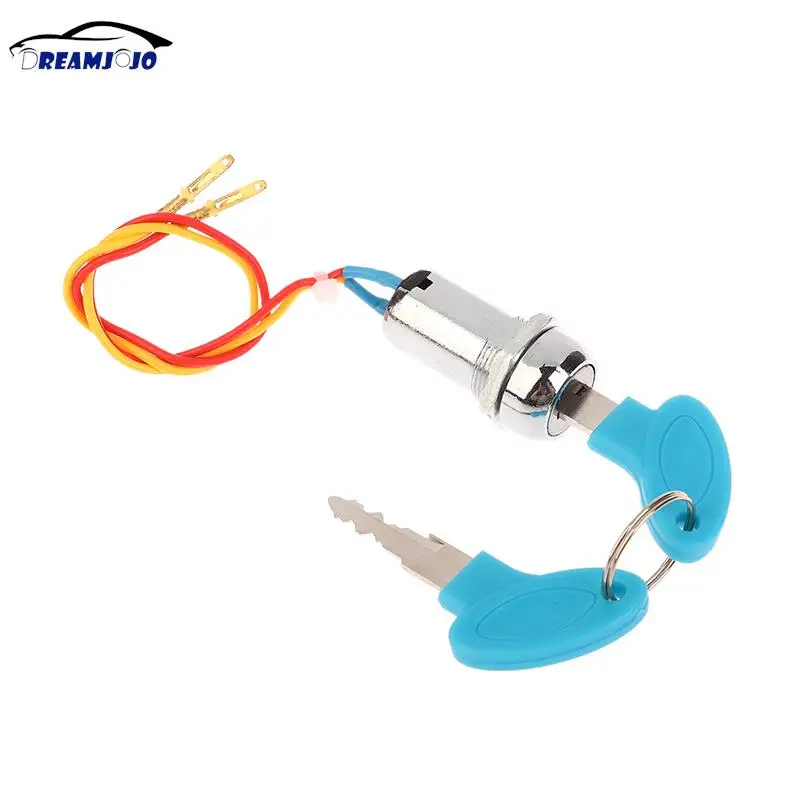 

New Arrival 1 Set 2 Wire Key Ignition Switch Lock Motorcycle Go Kart Scooter Bike Switches For Motorcycle Electrical System