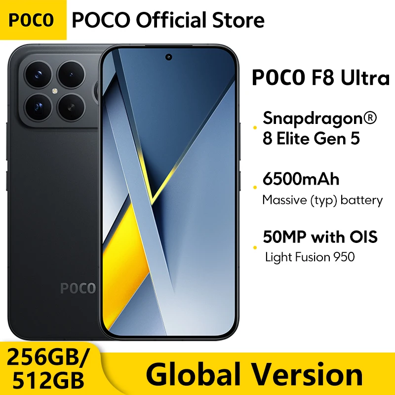World Premiere】Global Version POCO F8 Ultra 5G Smartphone