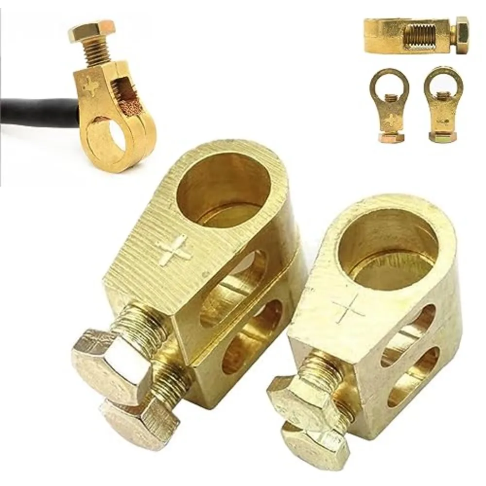 Pure Copper Battery Connection Clip Thicken Positive And Negative Battery Cable Terminal Connectors Car Battery Terminal