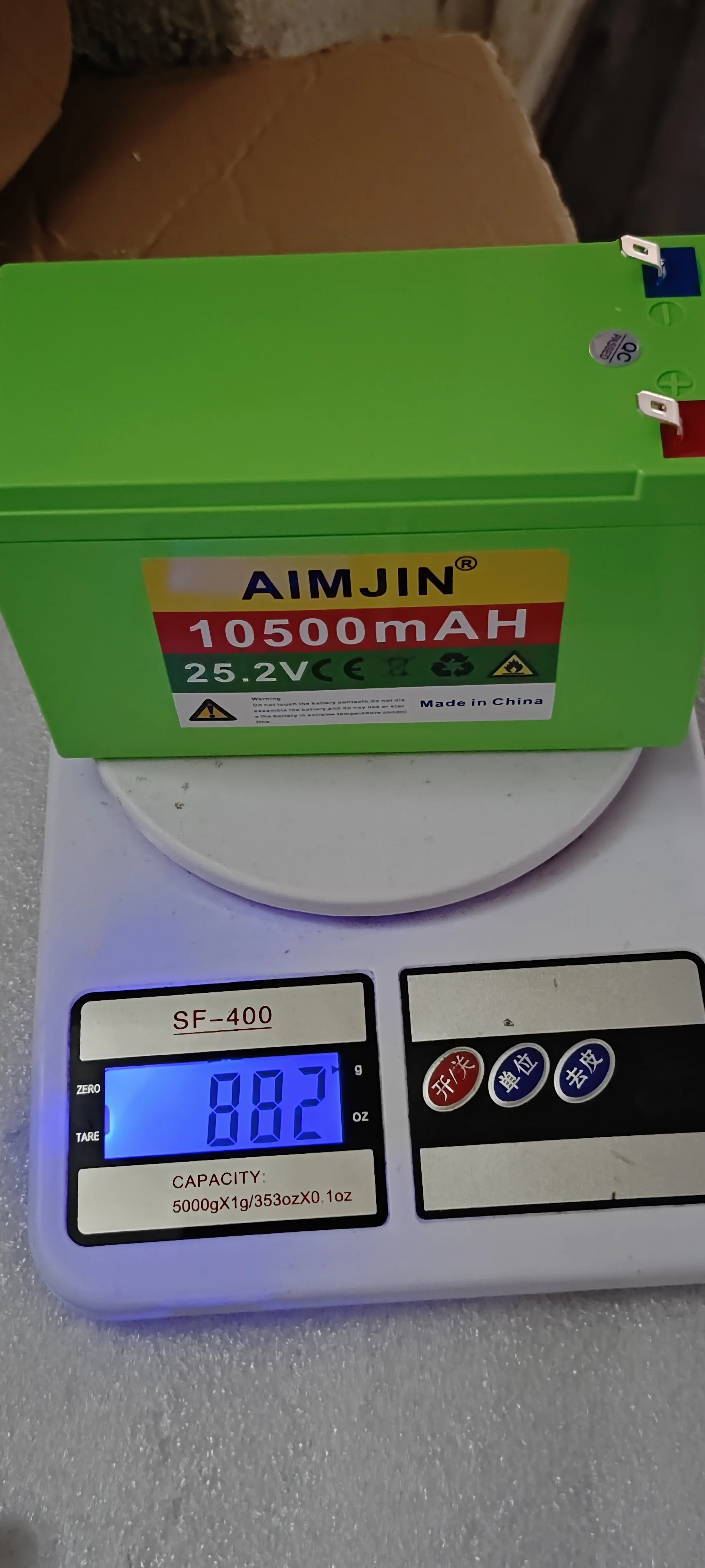 

10.5Ah battery BMS 25.2V 10500mAh 6s3p battery pack electric bicycle toy car lithium ion battery pack