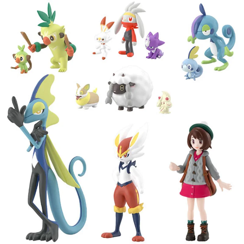 Pokemon SCALE WORLD Galar Region Scale 1/20 Morpeko Cramorant Arrokuda Polteageist Sirfetch Thwackey Inteleon Cinderace Toys