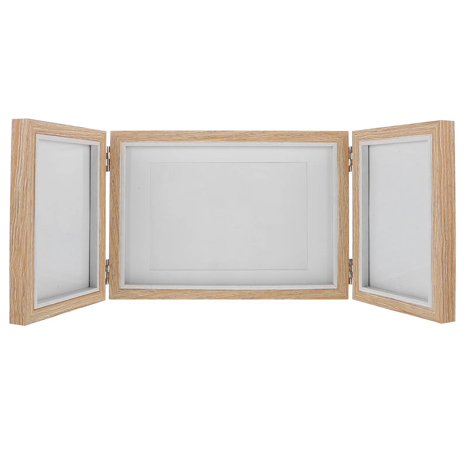 

Multipurpose Photo Frame Siamese Assembled Table Decor Fodable Baby Hinged Picture Frames