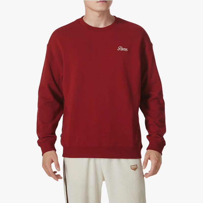 

Мужская модная толстовка большого размера Puma Genuine TEAM CC Crew TR 630947-13