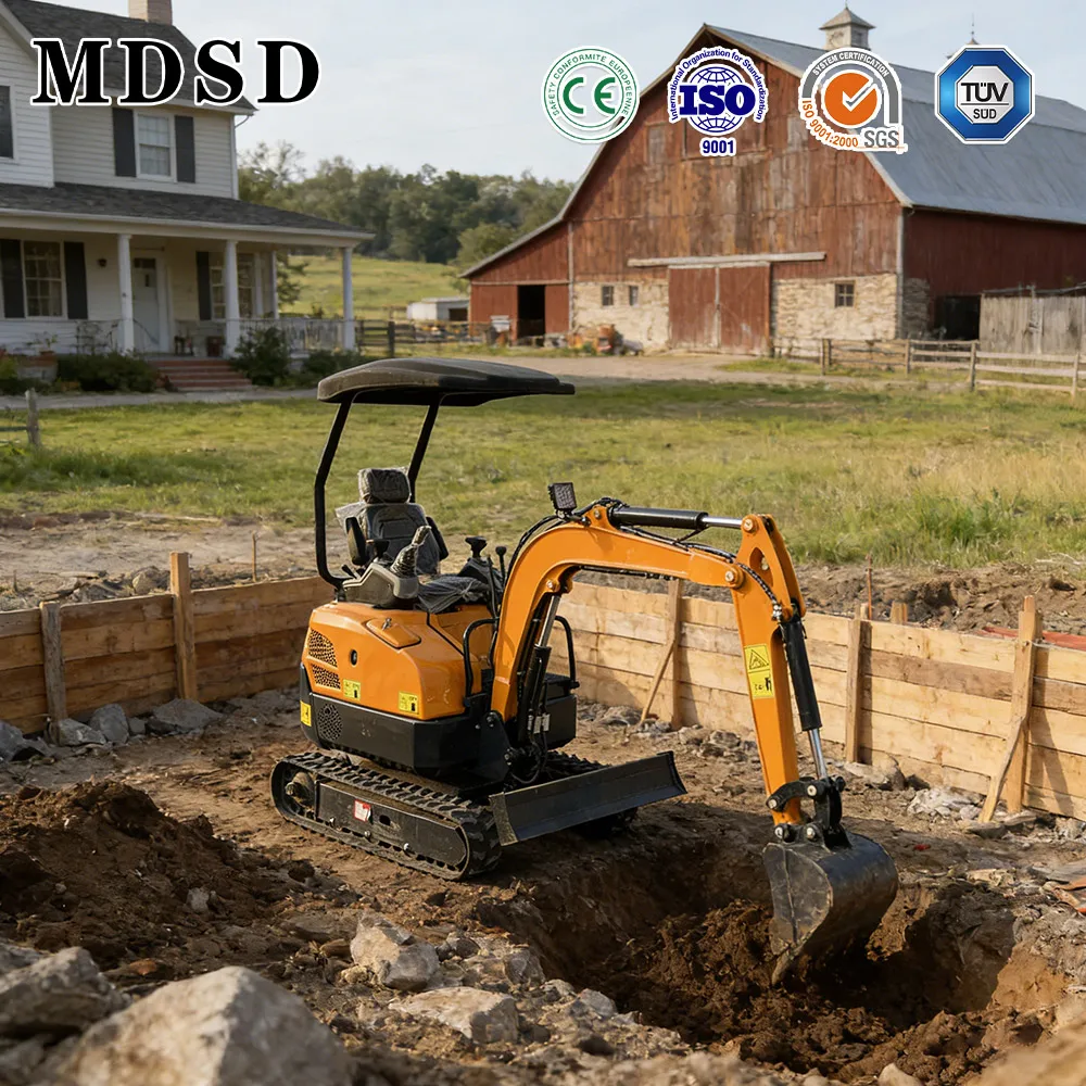 Mini Excavator For Yanmar/Kubota Engine Emission Compliance Shock Absorption Chassis Complete Accessories Global Free Shipping view 2
