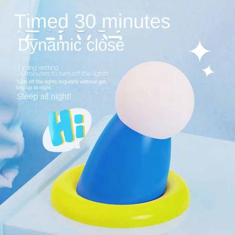 Anime Doraemon Patting Light Soft Light Eye Protection Cute Ornament Children's Sleep Companion Nightlight Birthday Gift