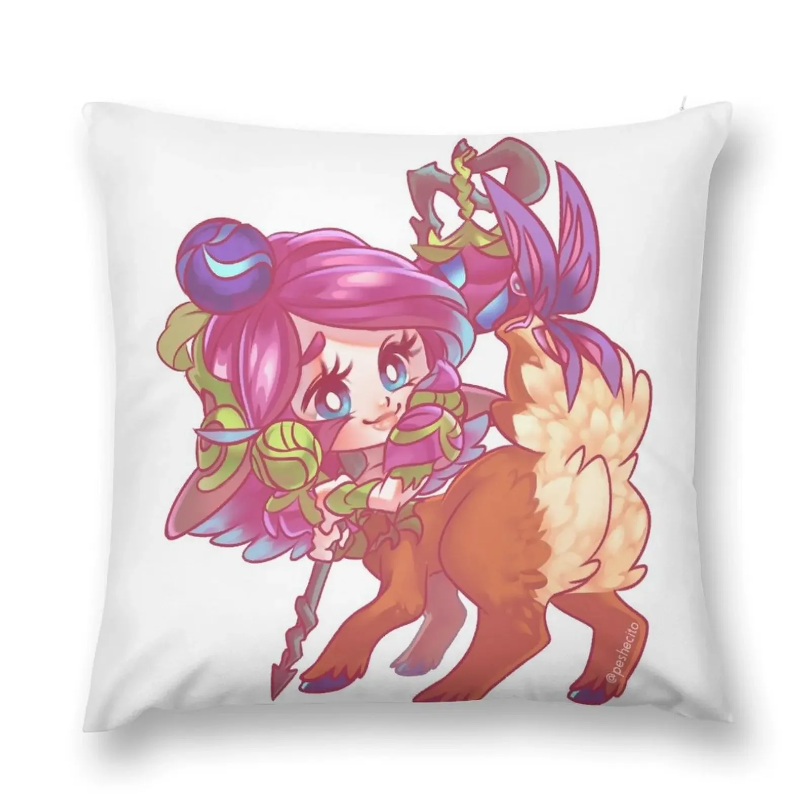 

Chibi Lillia Throw Pillow Throw Pillow Covers covers for pillows Pillow Cases Decorative