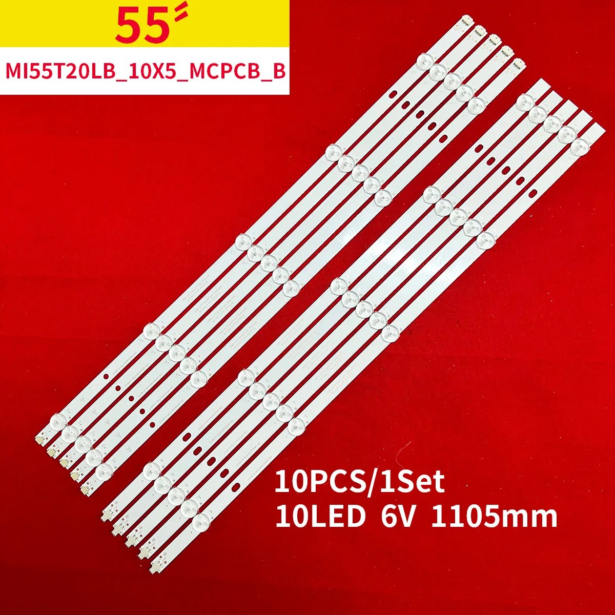 

LED Backlight Strip for L55M5-AZ L55M5-AD MI55T20LB_10X5_MCPCB A B type CRH-BP553030051073R-A B