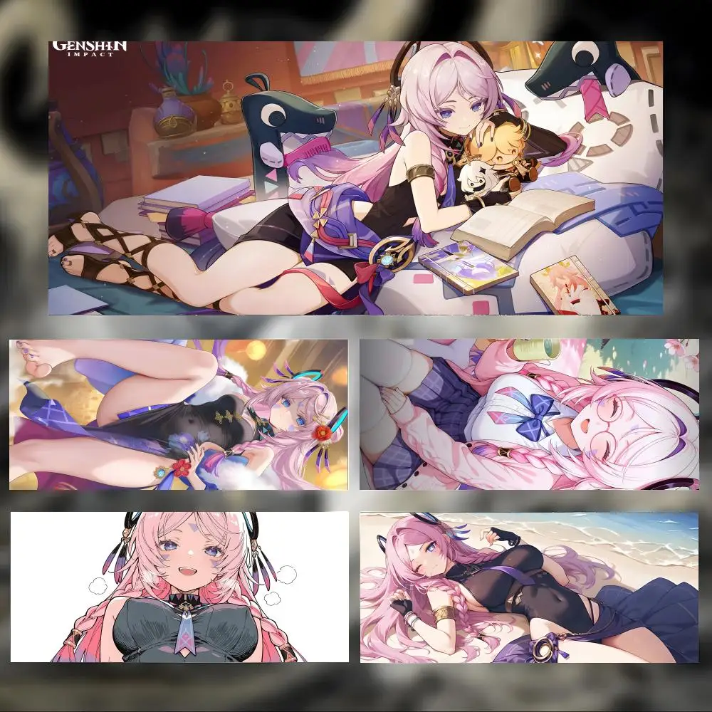 Genshin Impact vibrant Citlali Mouse Pad Large Thick Desk Pad Stitched Edges Gaming Mouse Mat for PC
