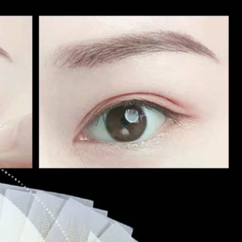 Adesivo per palpebra invisibile Strisce per sollevamento occhi in pizzo Nastro per doppia palpebra Adesivi adesivi Strumenti per nastro per occhi