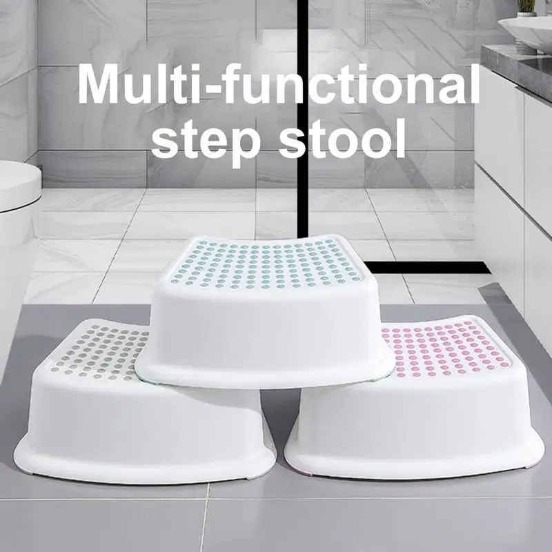 

Toilet Stool Durable Bathroom Potty Step Stool Non slip Ergonomic and Stable Squatting Stools For Patients Pregnant Women