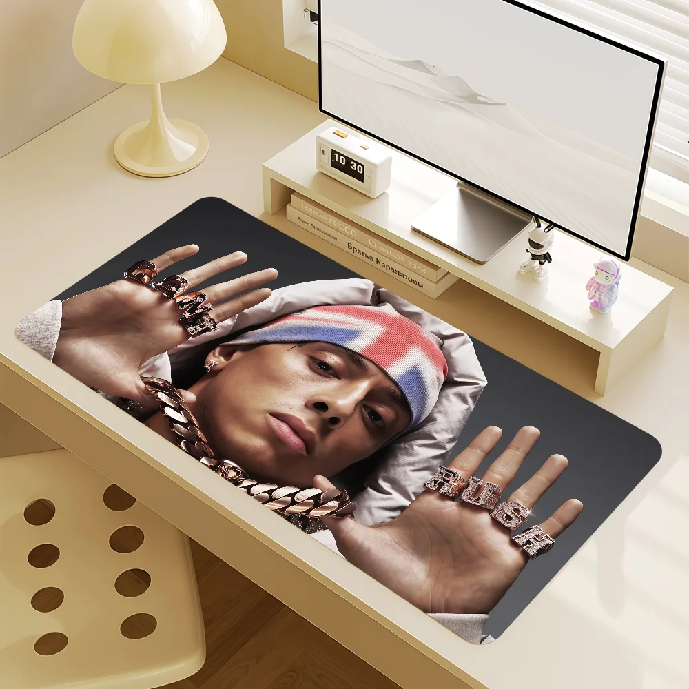 SINGER C-CentralS-ES C-CeeS Mouse Pad Non-slip Lockedge Gaming Desktop MousePad Large Thickened Comfort Office Student
